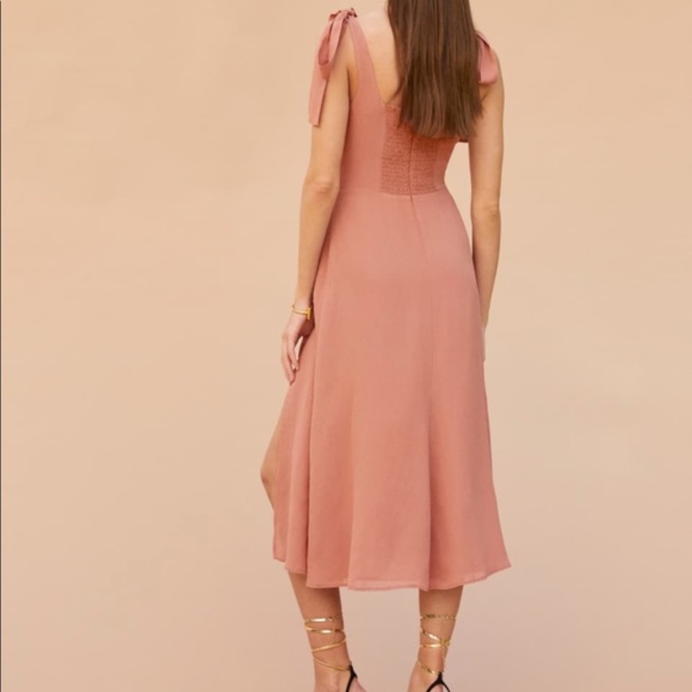 NWOT Reformation Twilight Dress Praline - Picture 3 of 6